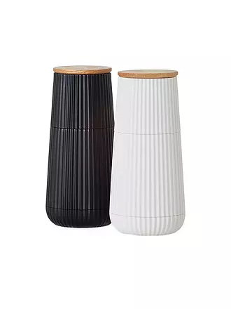 AD HOC | Set de molinillos de sal y pimienta SCAPE 12cm Negro + Oro | weiss